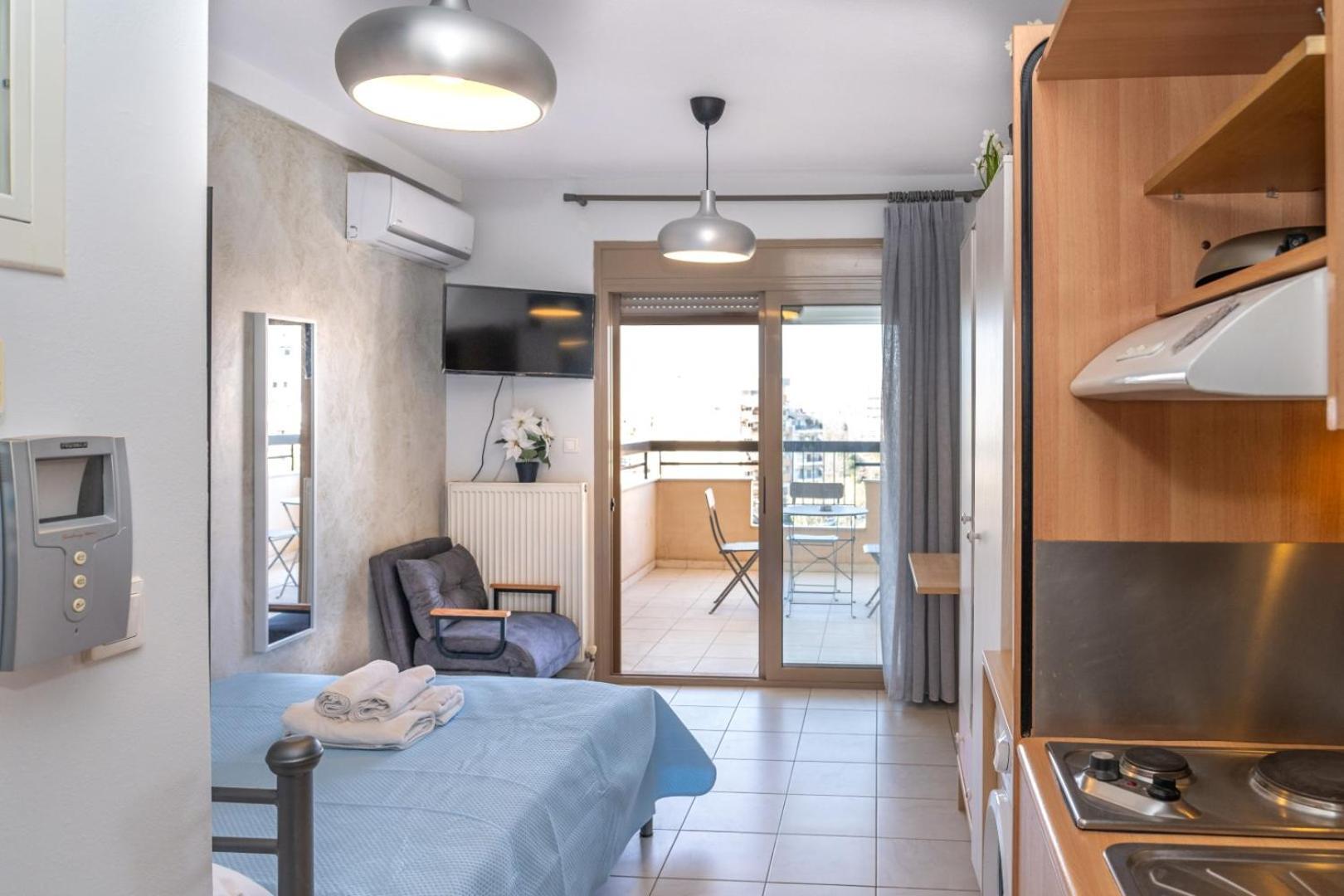 Kosmos Service Apartment Beautiful Studio 3 With Additional Cost Parking Thessaloníki Luaran gambar